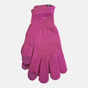 Echo Knit Gloves Touchscreen Women Magenta OSFM